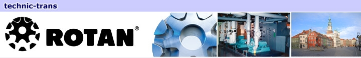 Banner firmy technic-trans.com.pl z logiem Rotan dystrybutora pomp przemysłowych, wyporowych i zębatych